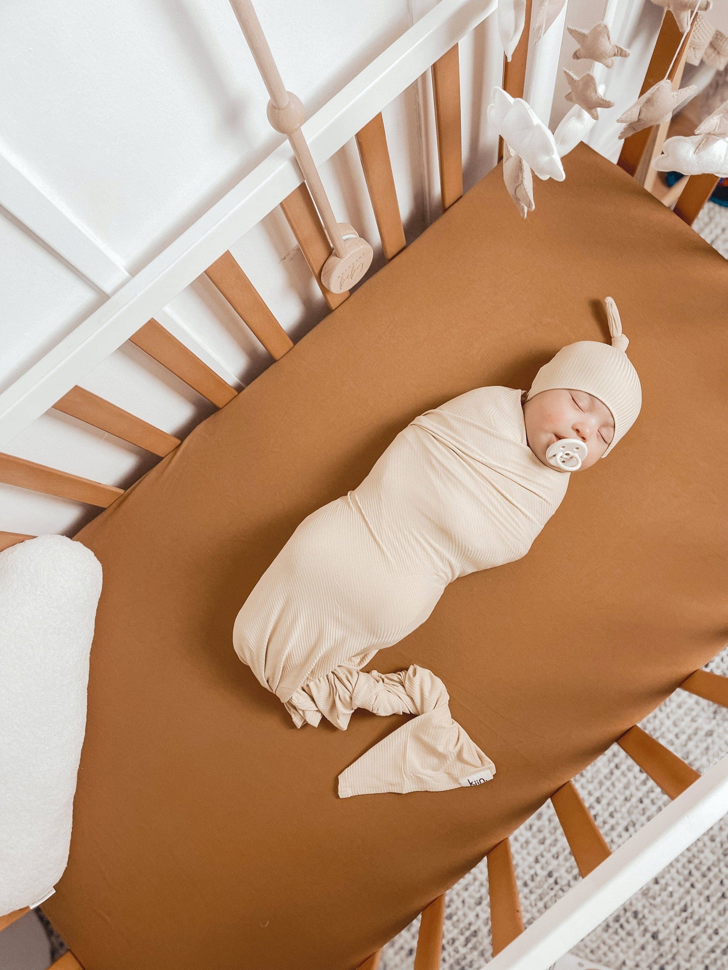 Bamboo Stretch Swaddle: Oat