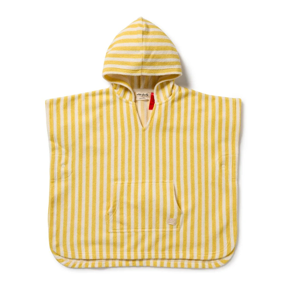 HONEY WAVE ORGANIC TERRY HOODED PONCHO