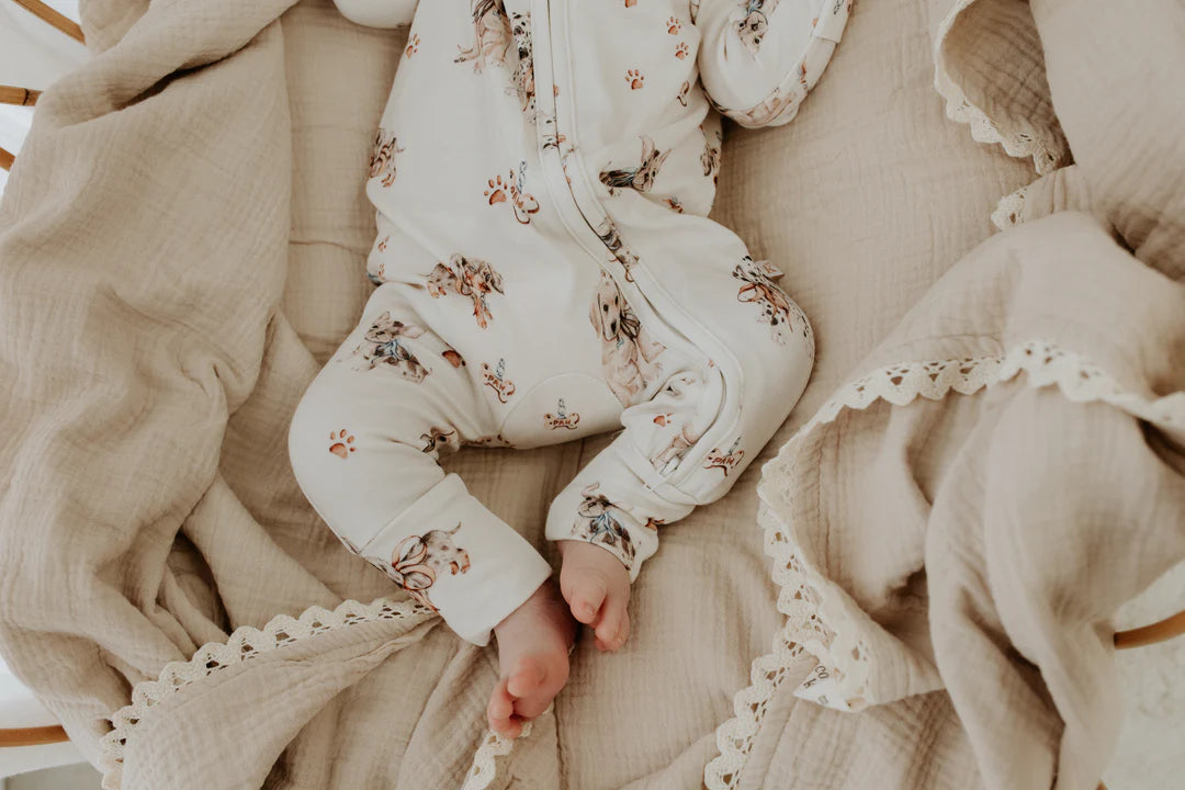 Pawfect Pals - Bamboo Zipsuit