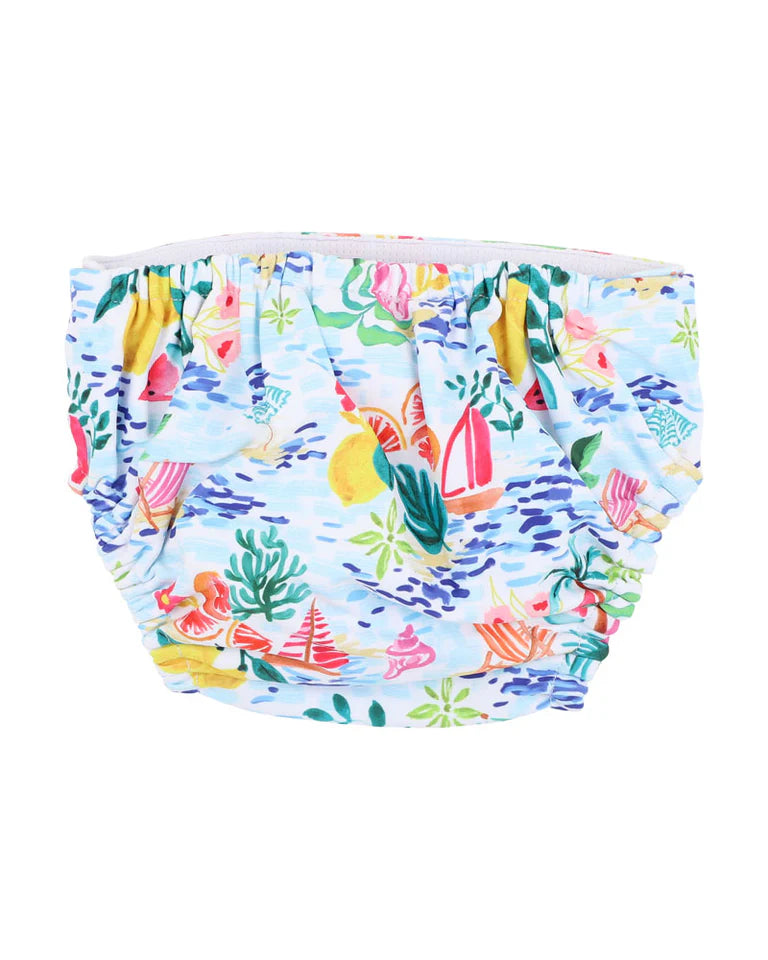 ADDISON PRINT AQUA NAPPY