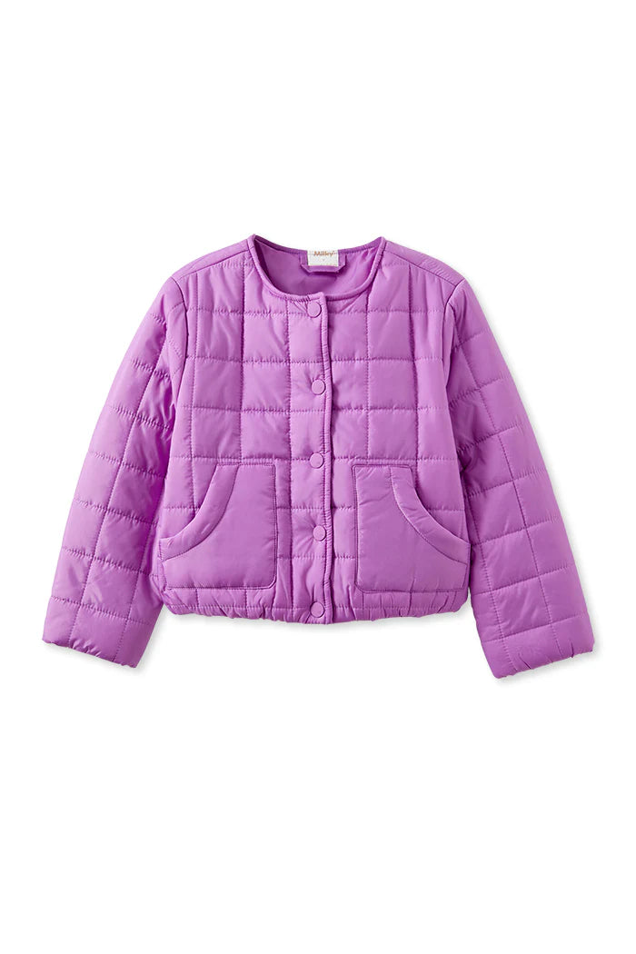 Purple Puffer Jacket