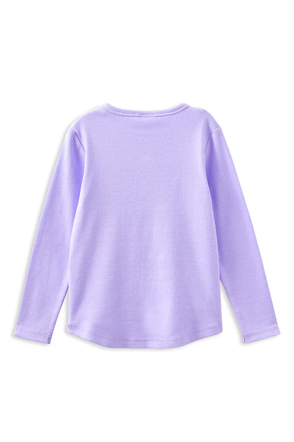 Lavender Henley Tee