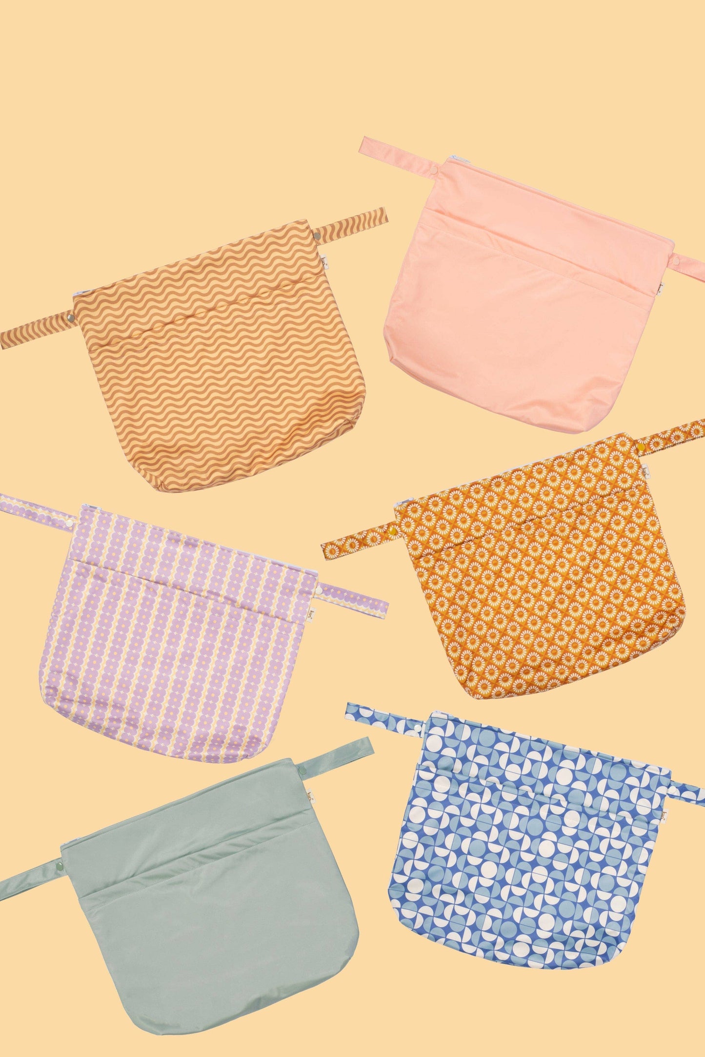 Reusable Wet Bag: Sage / Medium