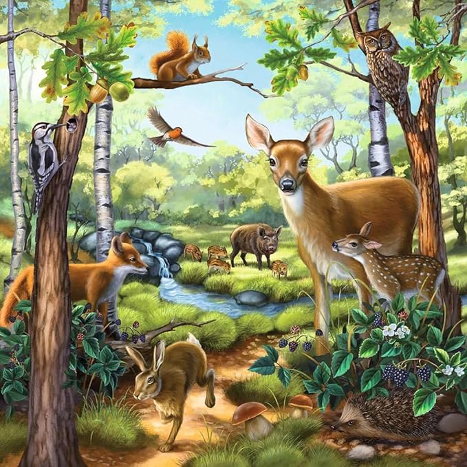 Puzzle - Forest, Zoo & Farm Animals