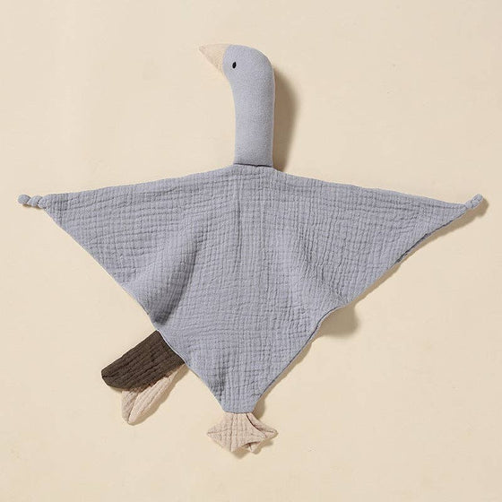 Goose Comforter Baby Security Blanket - Aluminium