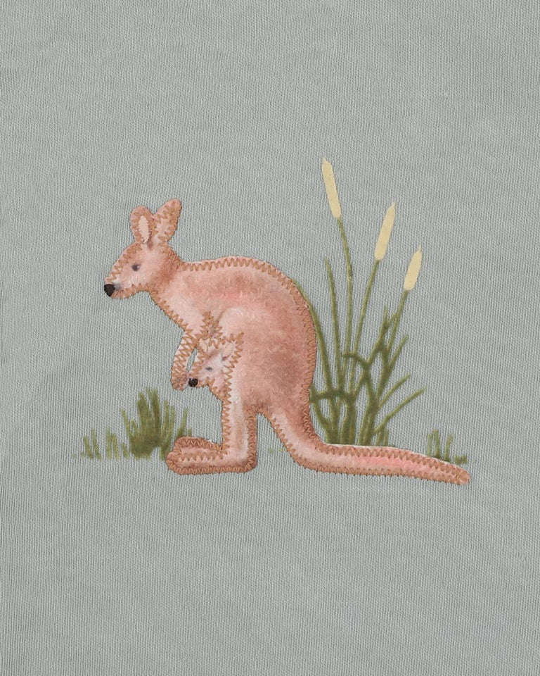 Charlie Kangaroo Organic LS Zipsuit