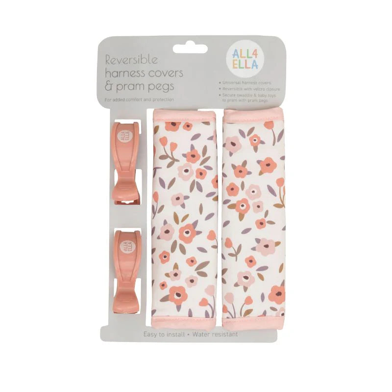 Reversible Harness Covers & Pram Pegs