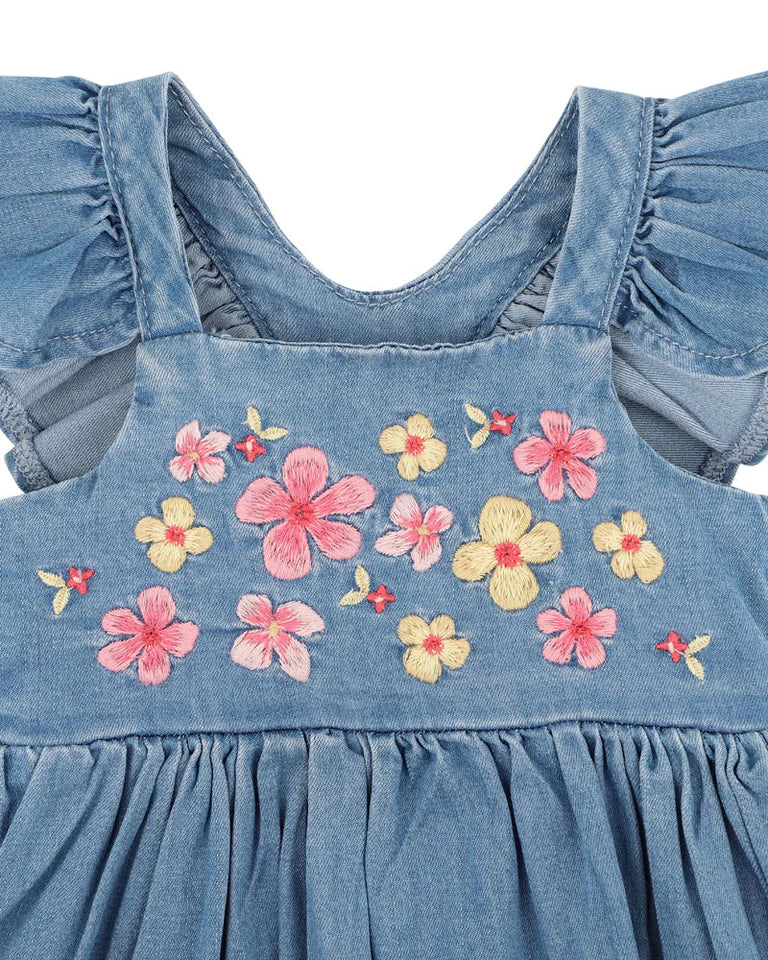 GROW WILD EMBROIDERED DRESS