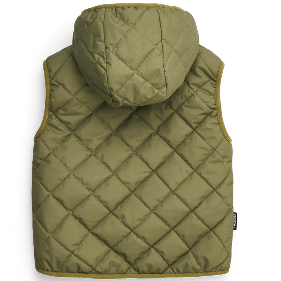 Reversible Yeti Vest - Fern & Black