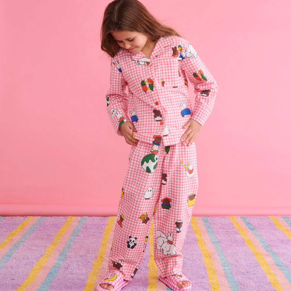 Kip&Co x Miffy and Mates Kids Flannelette PJs
