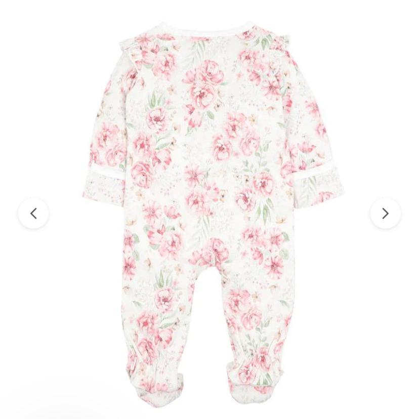 Evie Print LS Zip Onesie