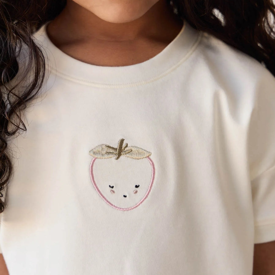 Pima Cotton Mimi Top - Blushing Berry
