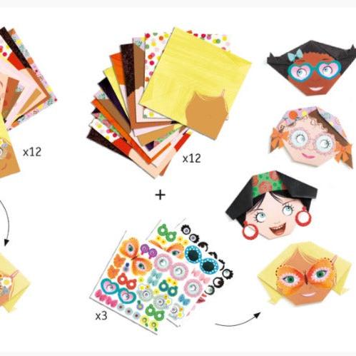 Fun Faces Origami