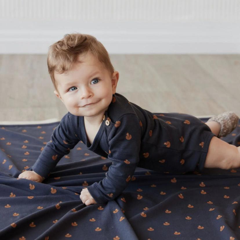 Organic Cotton Fernley Bodysuit - Fox Cubs