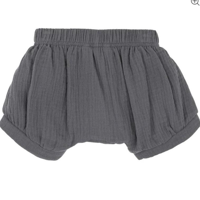 Slate Grey Crinkle Shorts