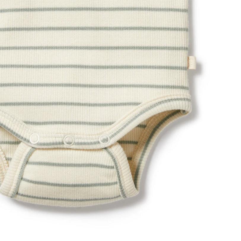 Petit Sage Organic Henley Bodysuit