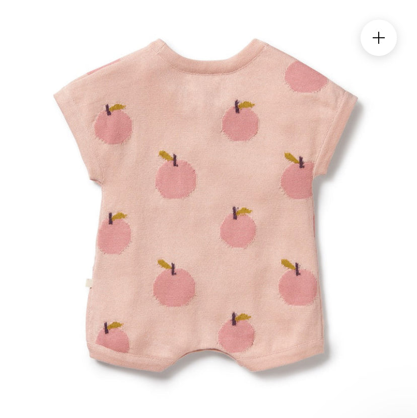 Just Peachy Organic Knitted Growsuit