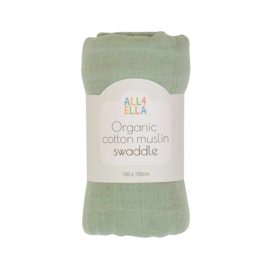 Muslin Swaddle- Sage