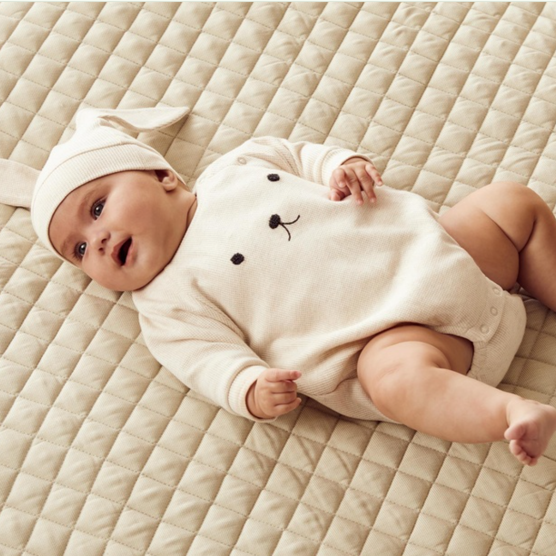 Organic Waffle Bunny Set