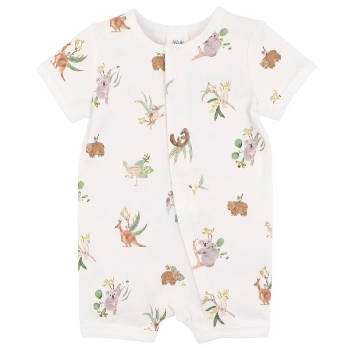 Australiana Organic Short Sleeve Zipsuit