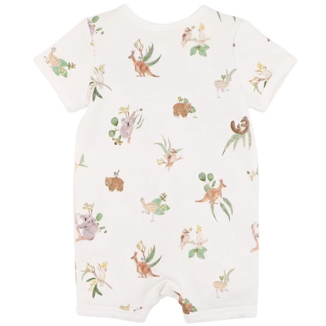 Australiana Organic Short Sleeve Zipsuit