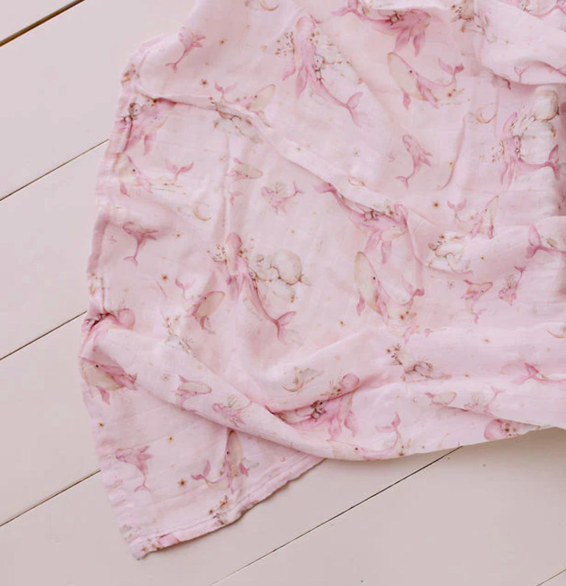 Whimsical Whale - Organic Muslim Swaddle