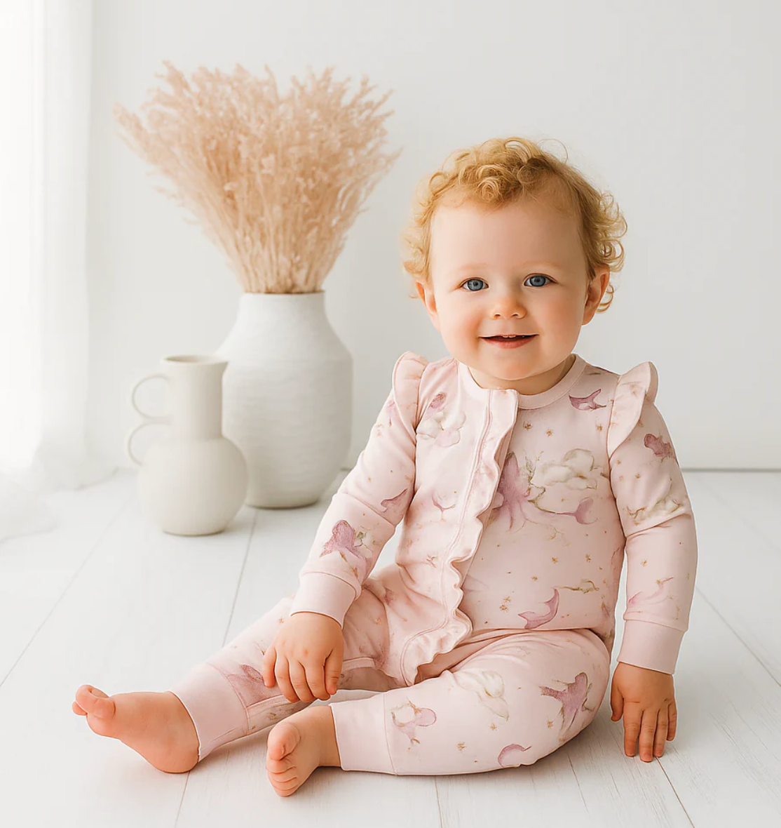 Bamboo Bodysuit - Whimsical Whale