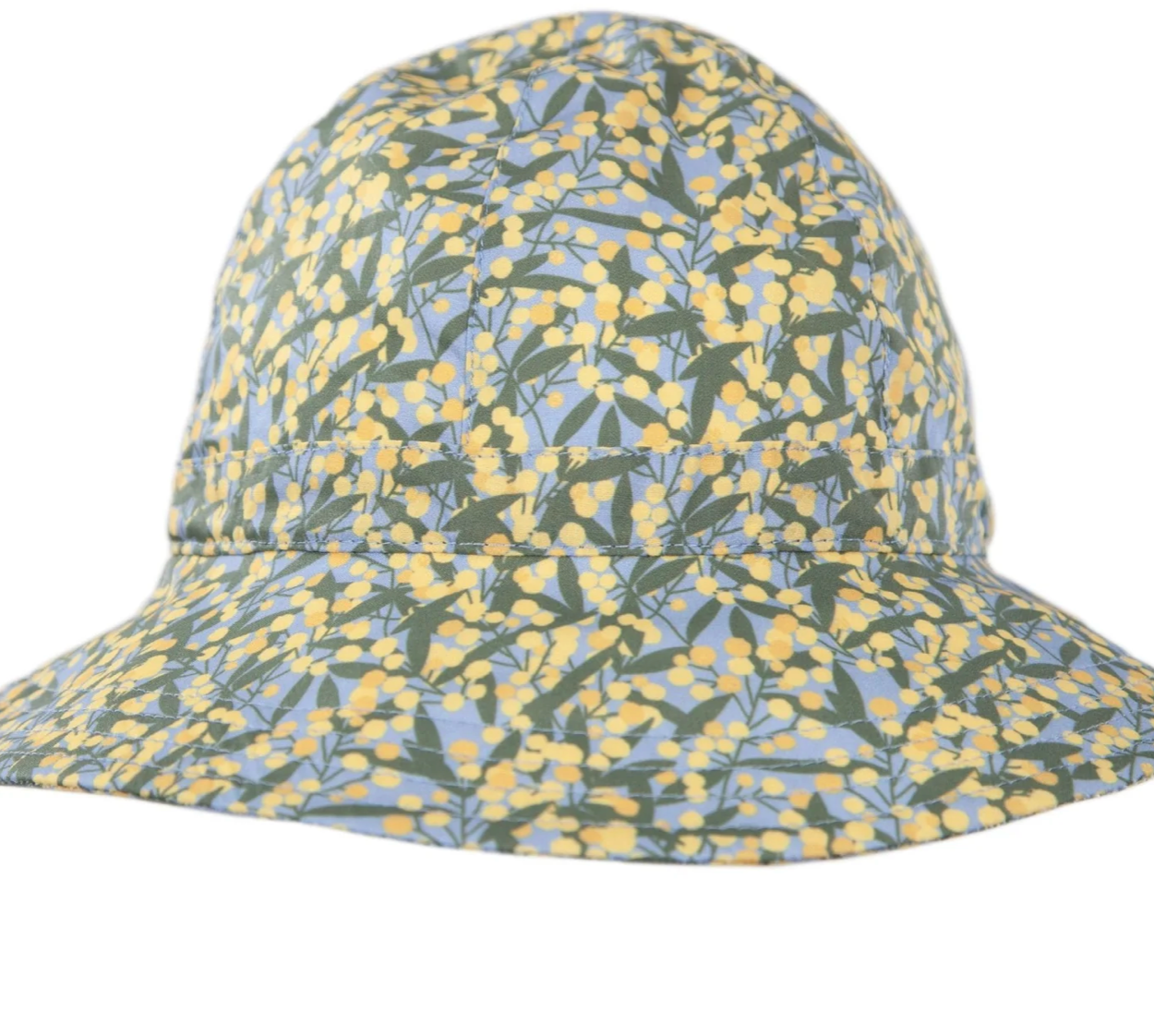 Golden Wattle Wide Brim Sunhat - Blue, Yellow and Green