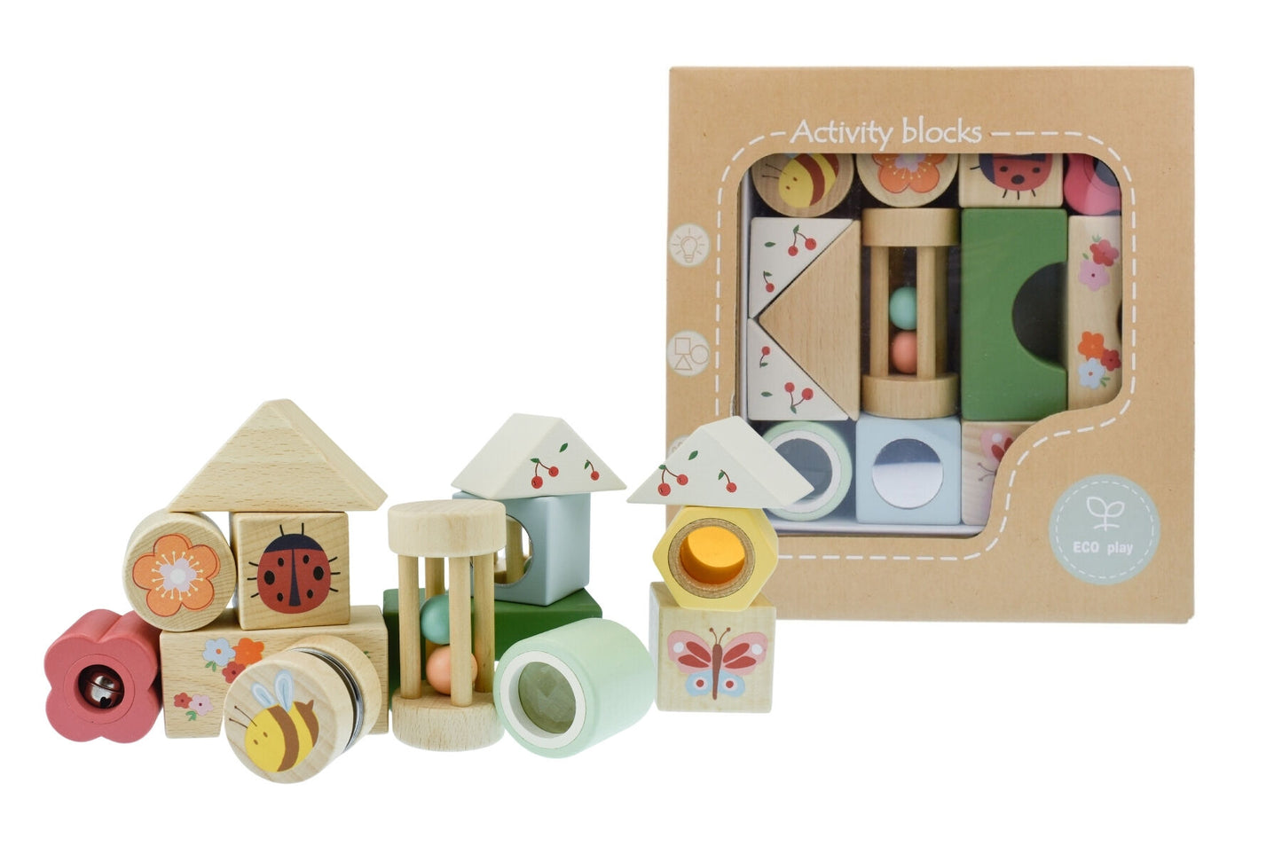 Wooden Insect Activity Blocks