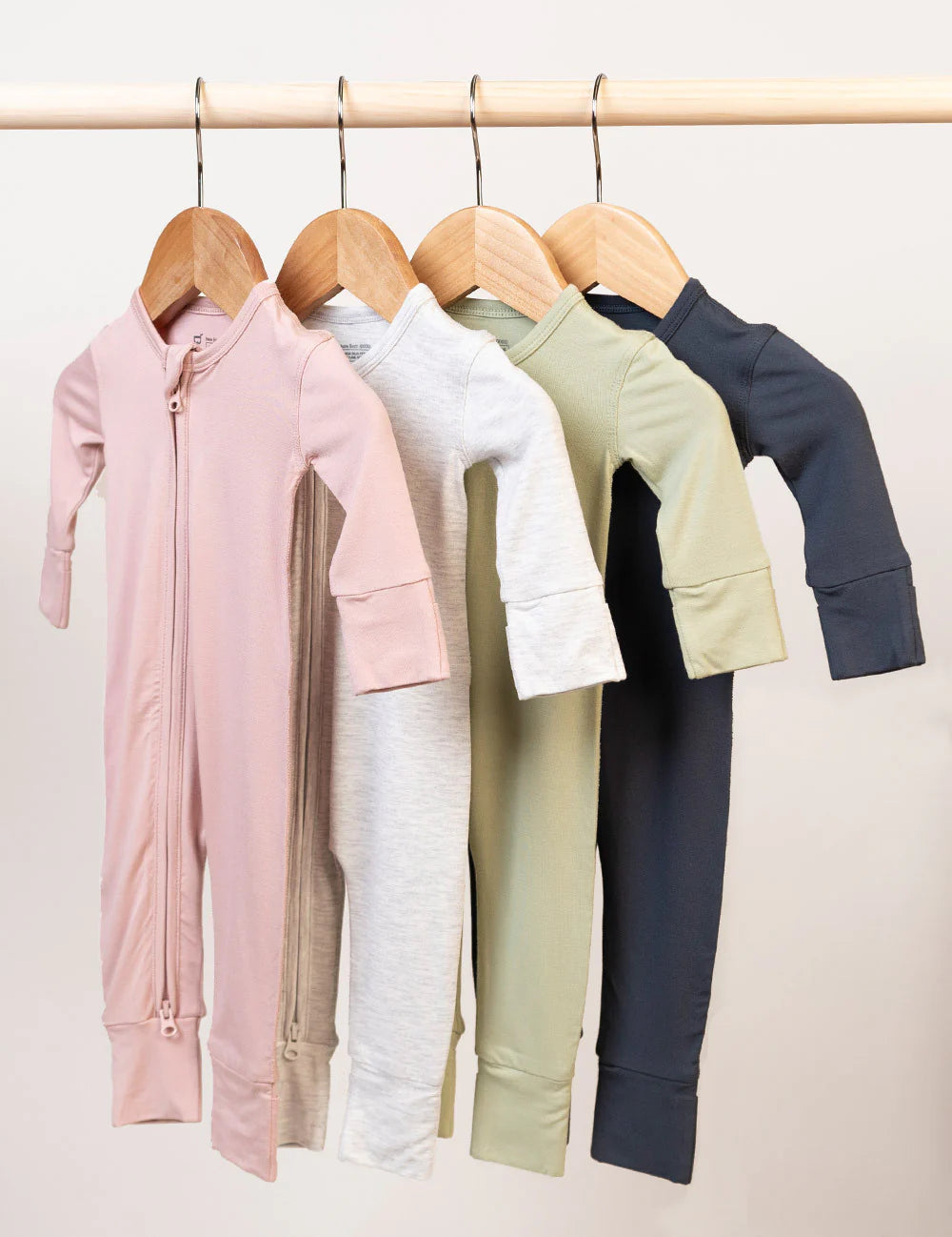 Baby Long Sleeve Romper - Sage