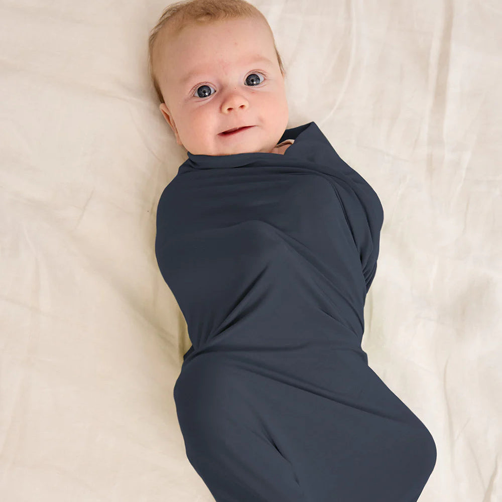 Baby Jersey Wrap - Storm