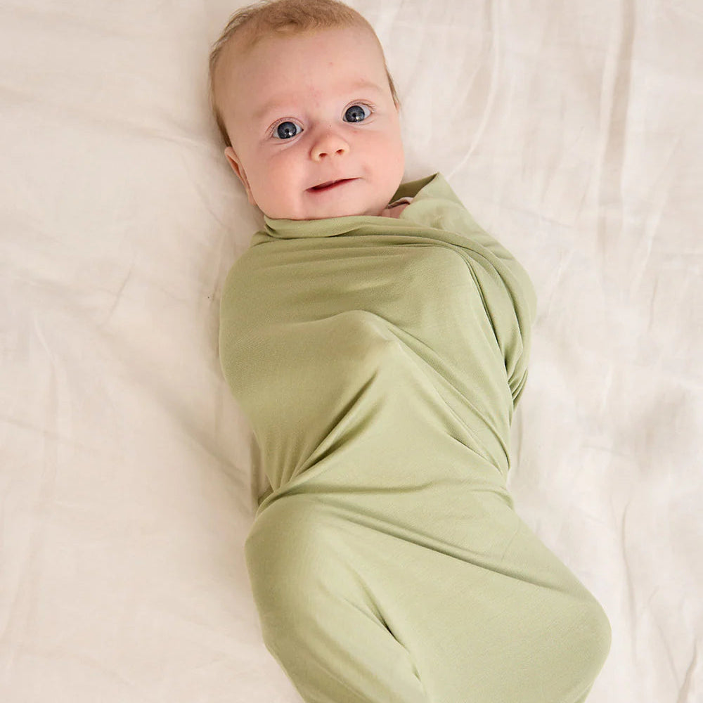 Baby Jersey Wrap - Sage
