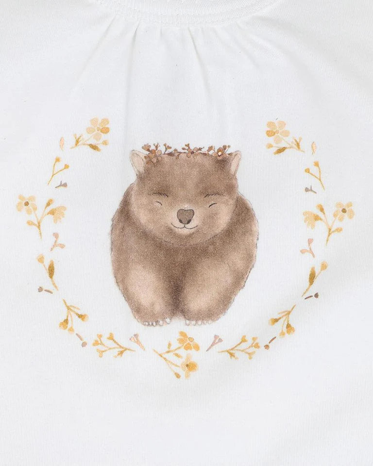 Bailey Wombat Tee - Cloud