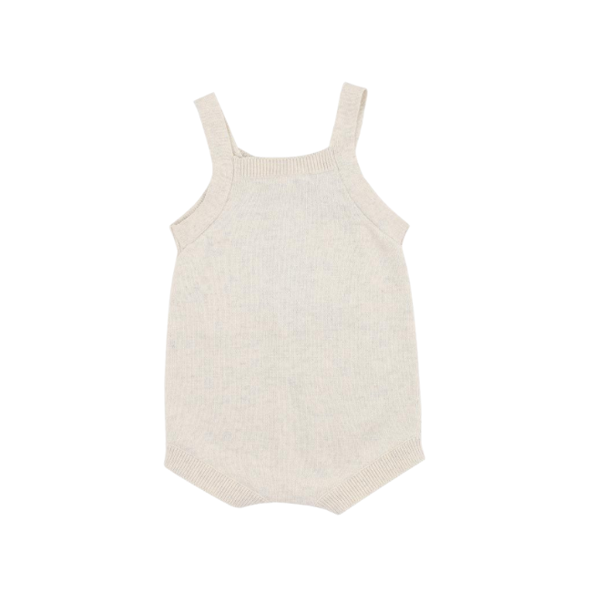 Australiana Organic Kookaburra Knit Bodysuit- Cream Marl