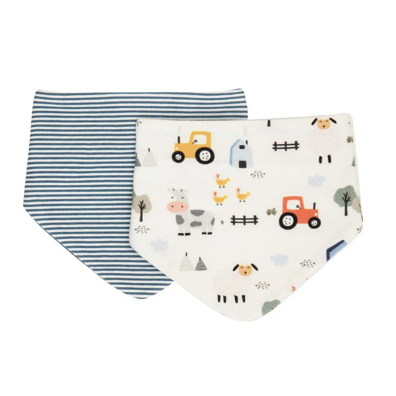 2-Pack Reversible Bandana Bibs
