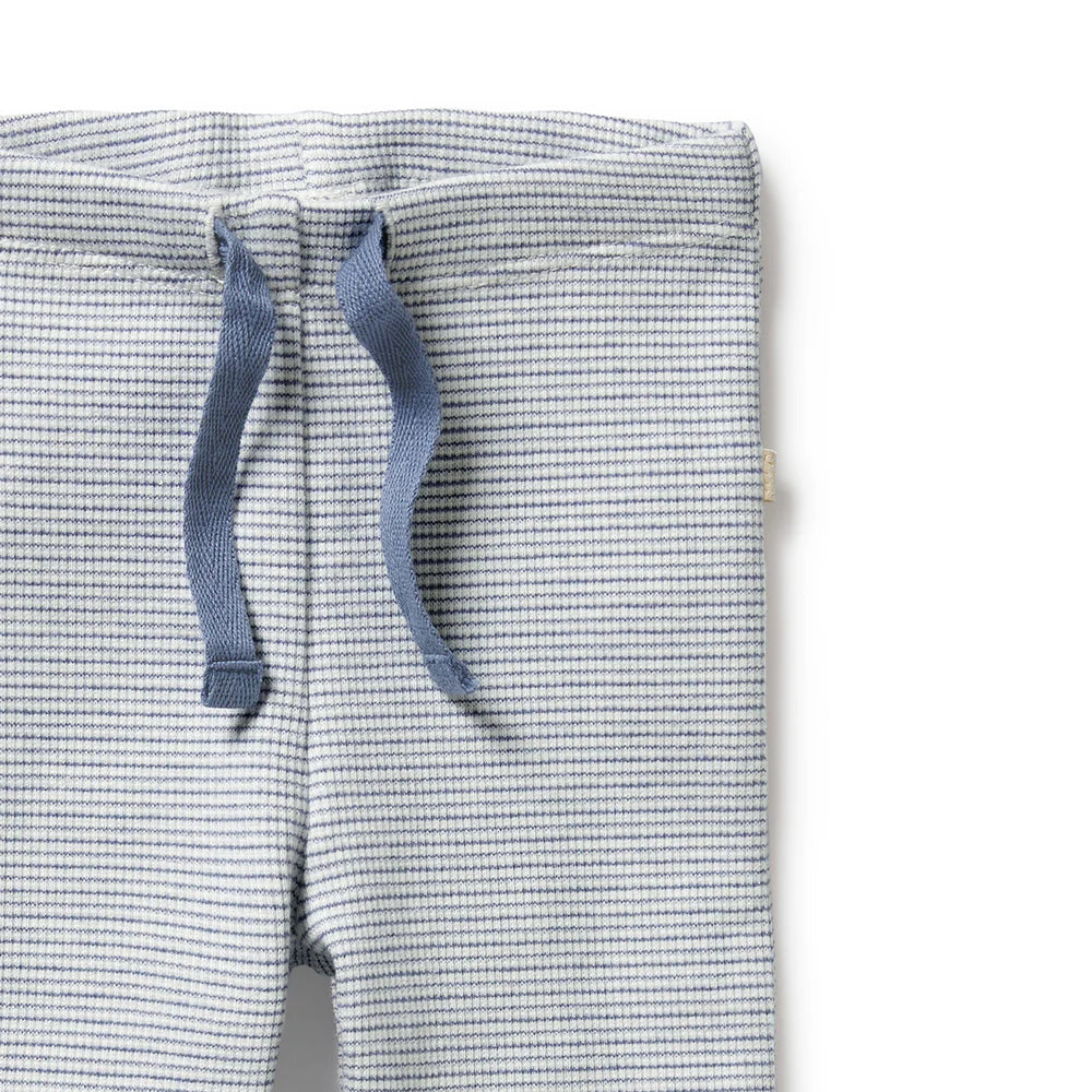 Organic Stripe Rib Leggings
