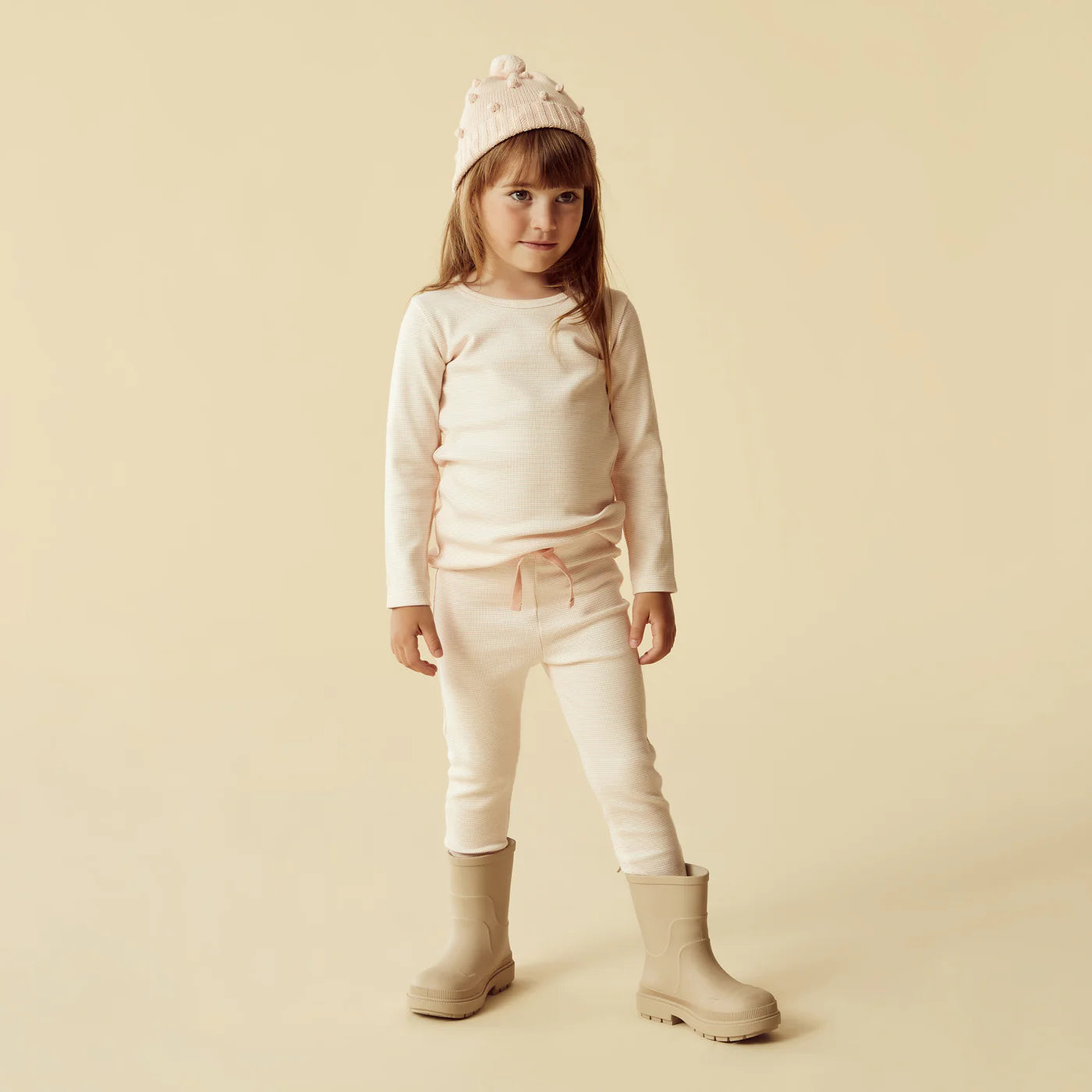 Organic Stripe Rib Leggings