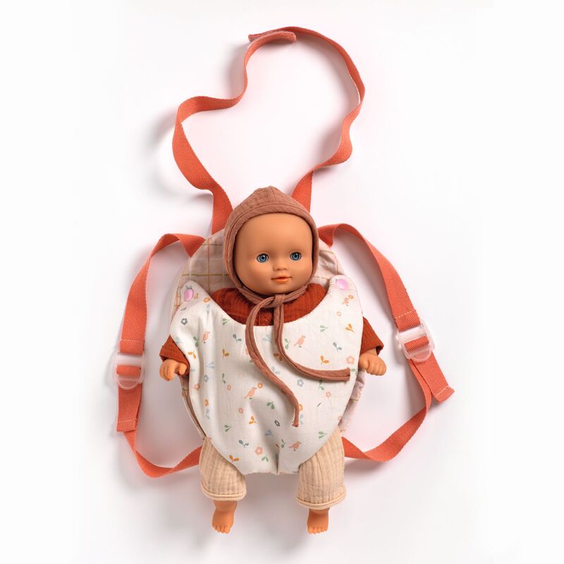 Lavender Baby Doll Carrier Djeco