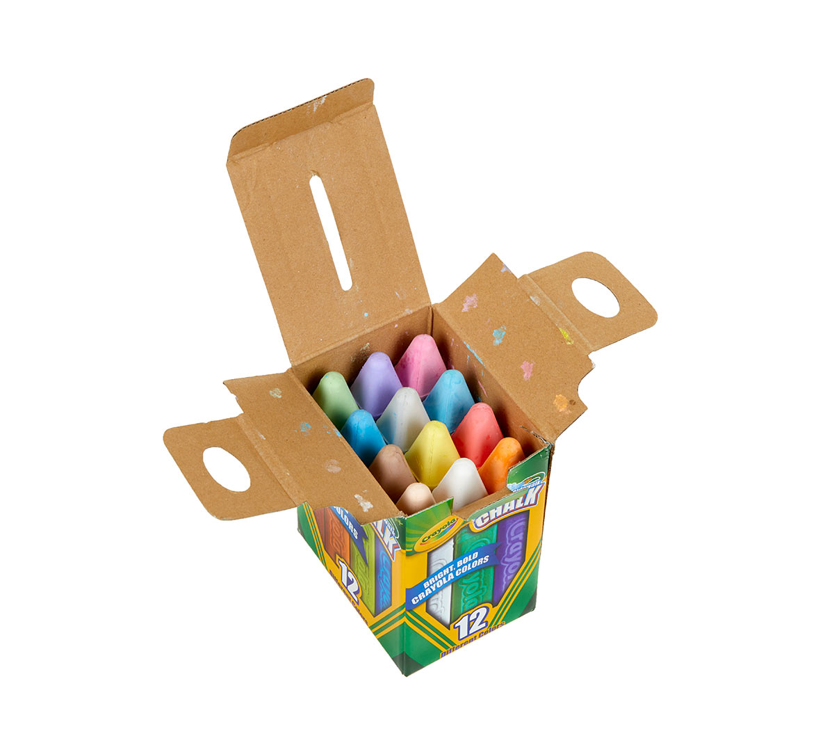 Crayola 12pk Washable Coloured - Chalk