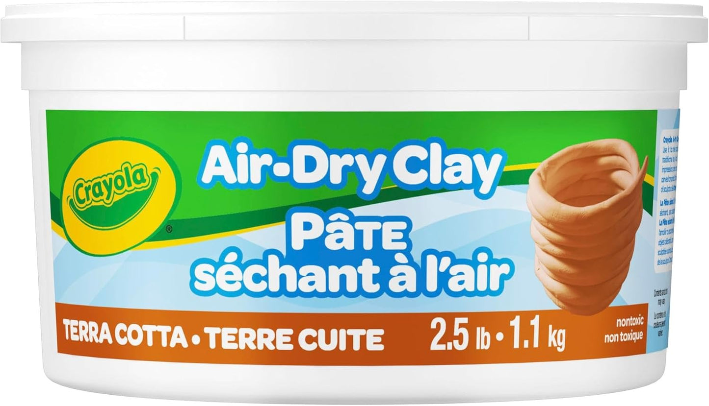 Crayola Air Dry Clay Tub - Terracotta