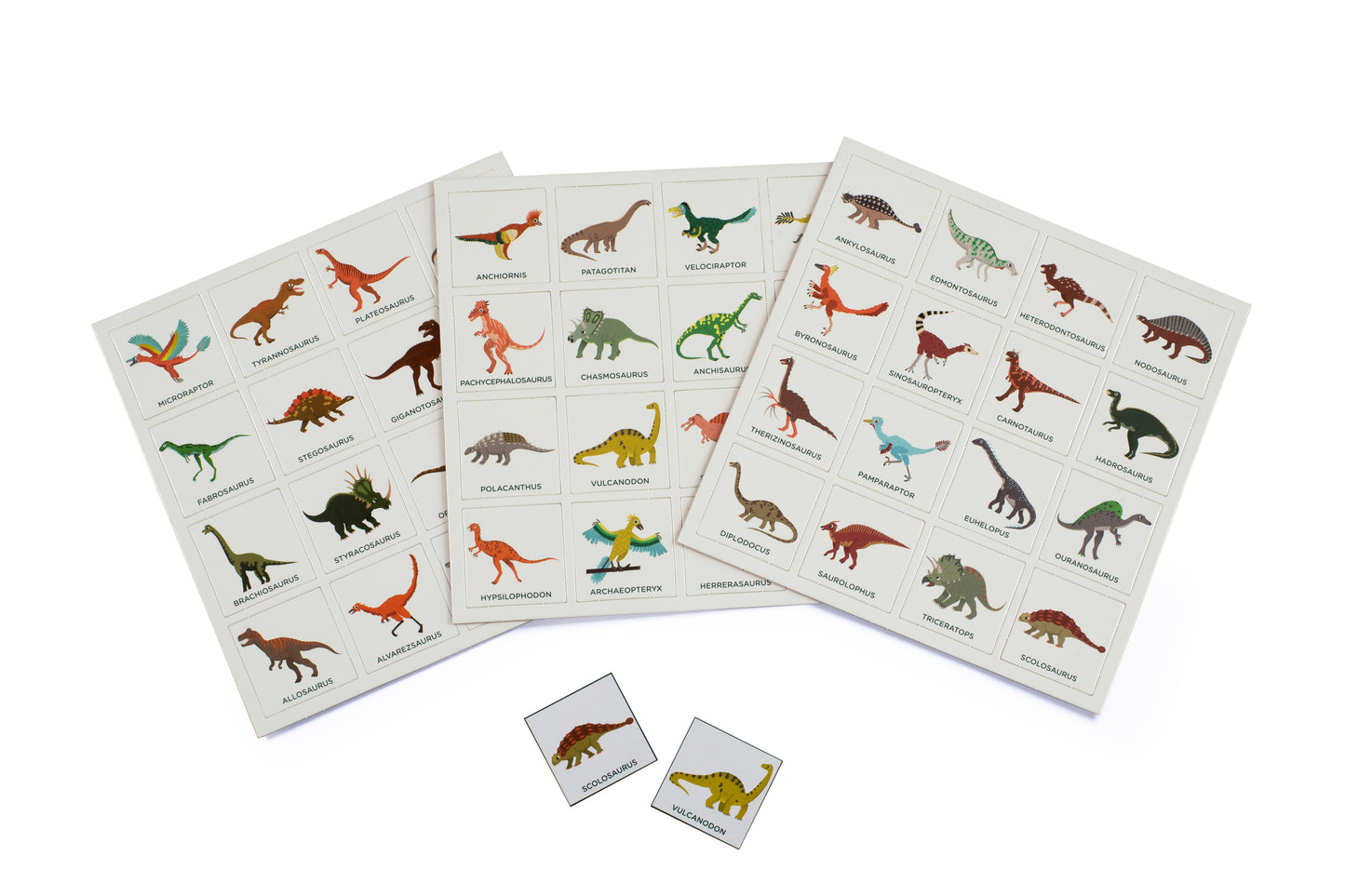 Dinosaur Bingo Game
