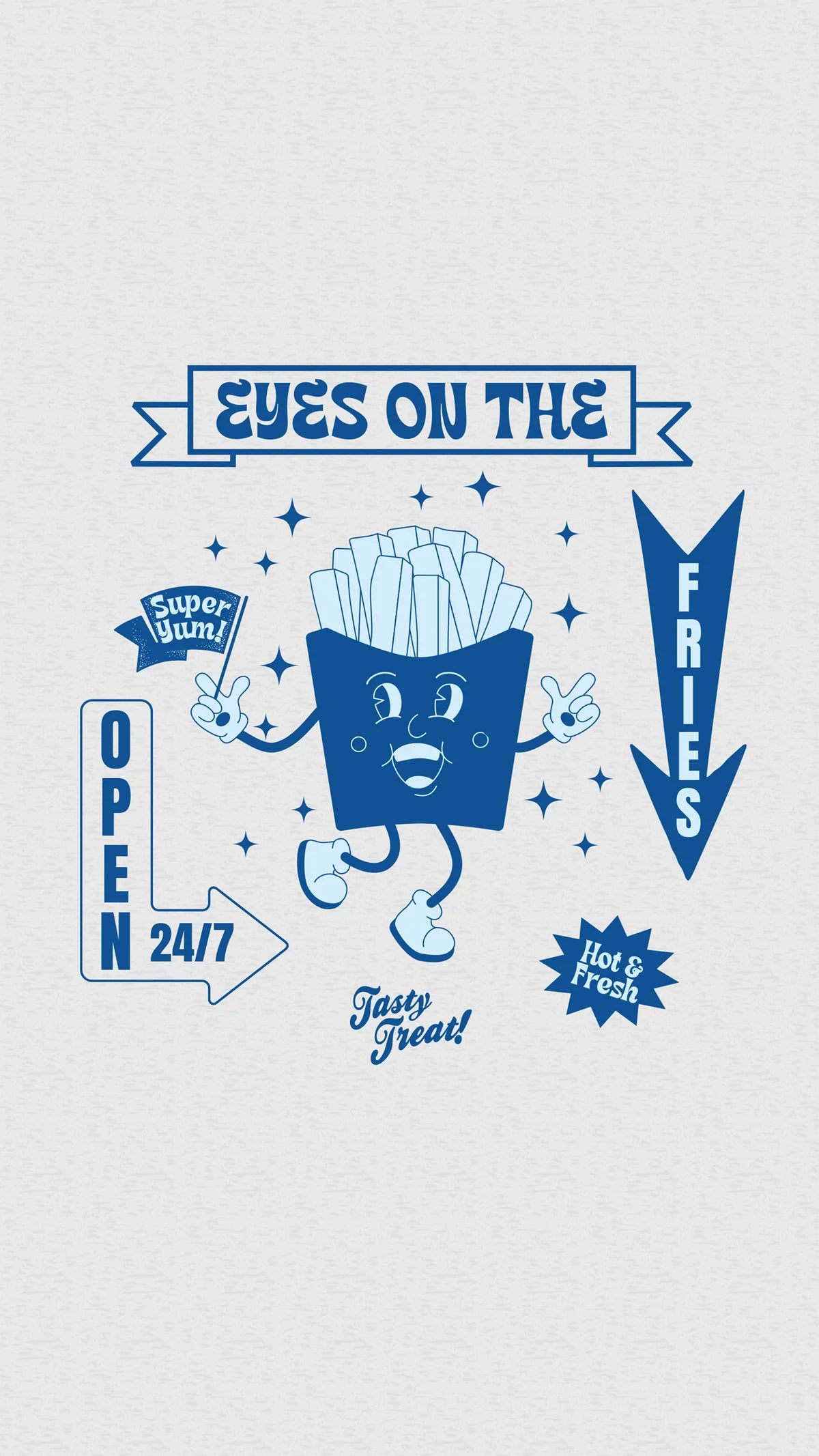 Eyes on the Fries Tee