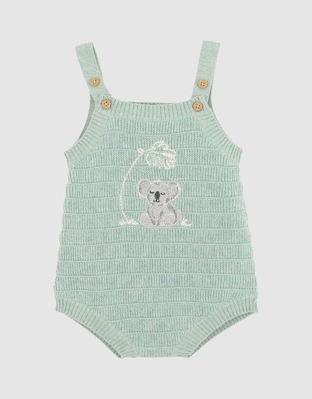 Ivan Organic Knitted Koala Bodysuit
