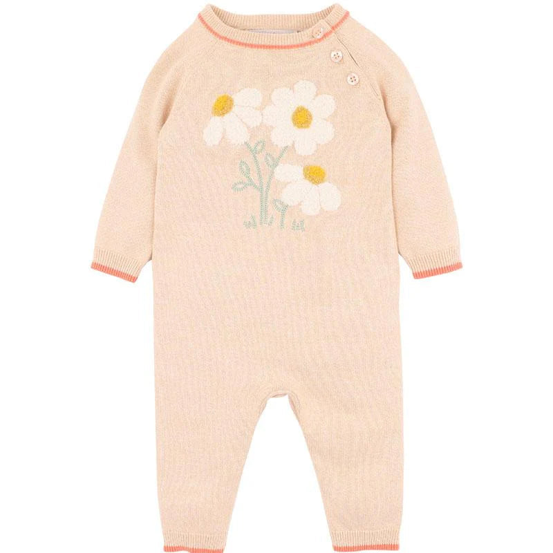 Knitted Romper - Botanica Flowers