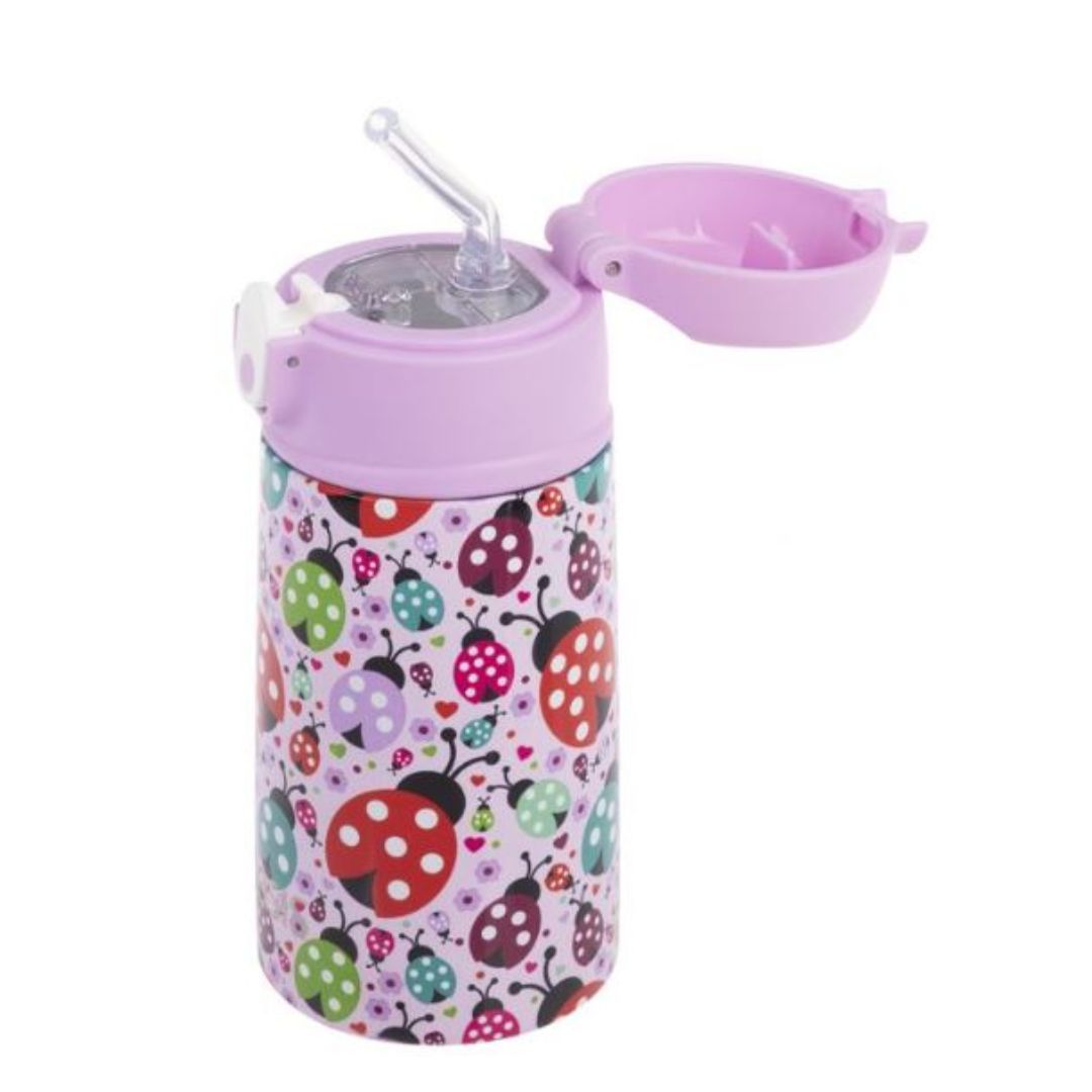 Kids Insulated Drink Bottle With Straw