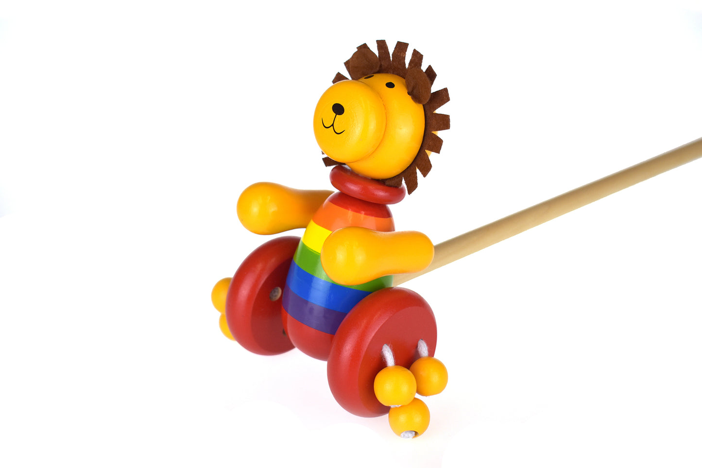 Push Along Wooden Animals