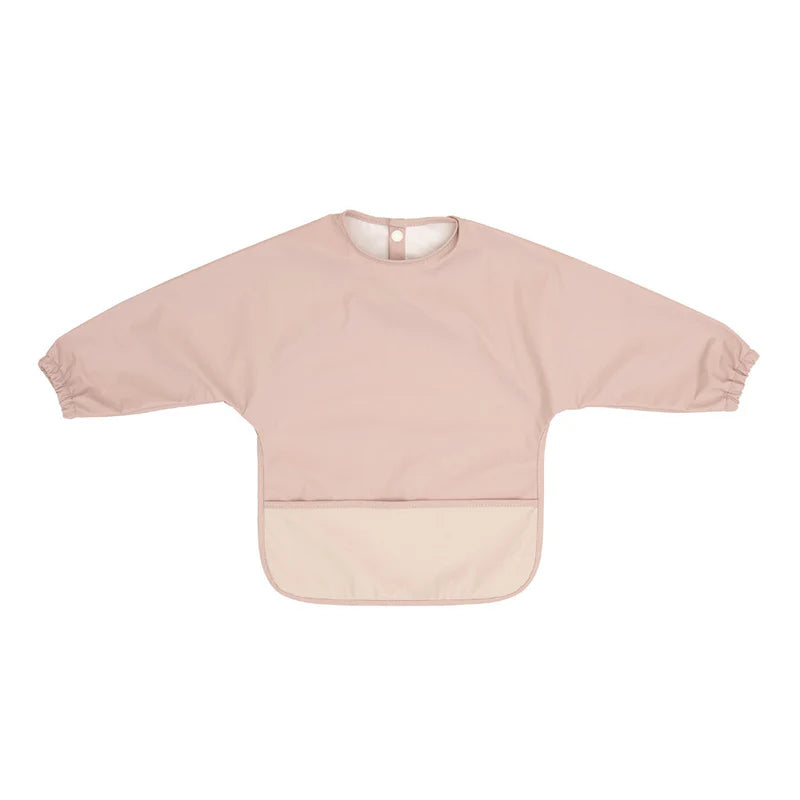 Recycled Long Sleeve Bib - Two-tone Pink