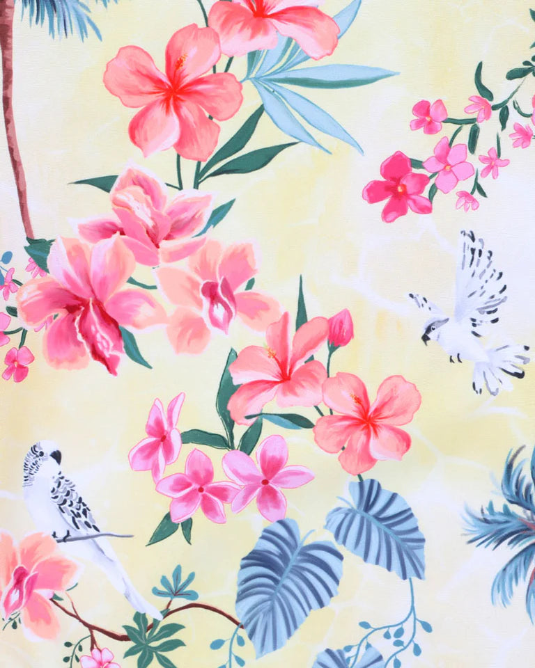 Milana Yellow Resort Sundress - Milana Yellow Print