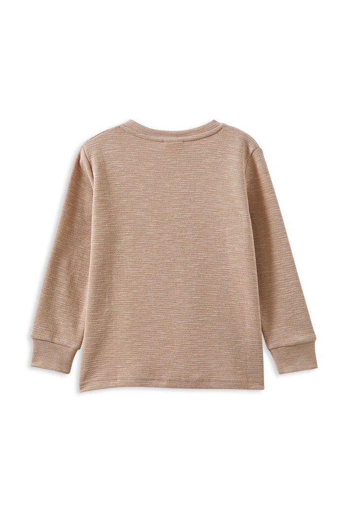 Mocha Henley Shirt