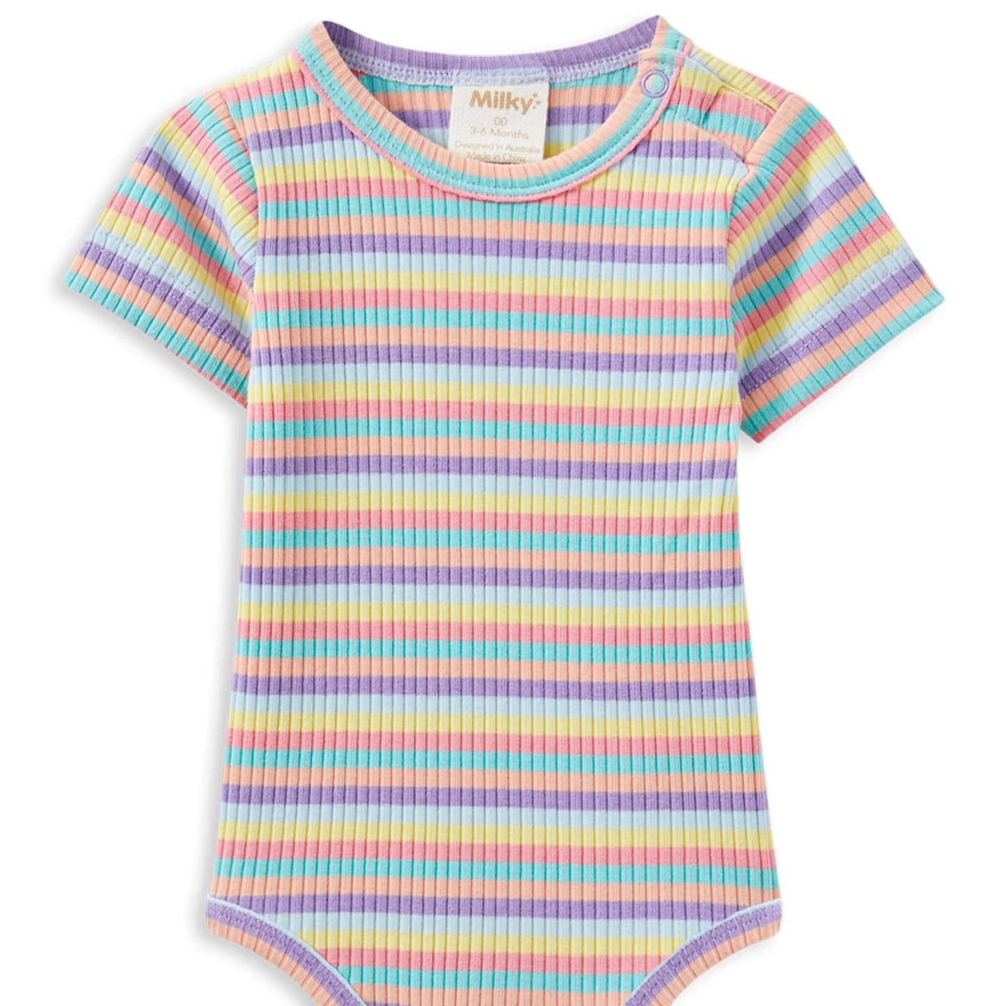 Multi Stripe Rib Bubbysuit